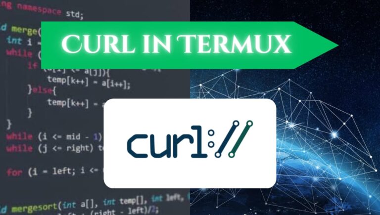Curl in Termux installation and basic commands