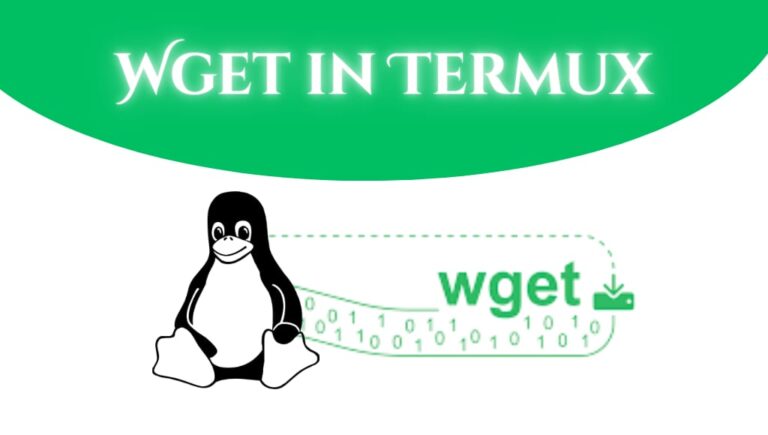 Wget in Termux installation and basic commands