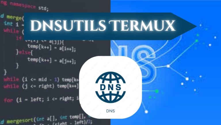 Dnsutils in Termux installation and basic commands