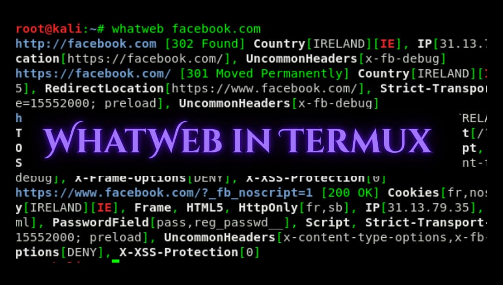 Whatweb in Termux