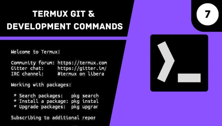termux git and development commands