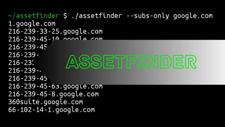 Assetfinder-in-termux-commands
