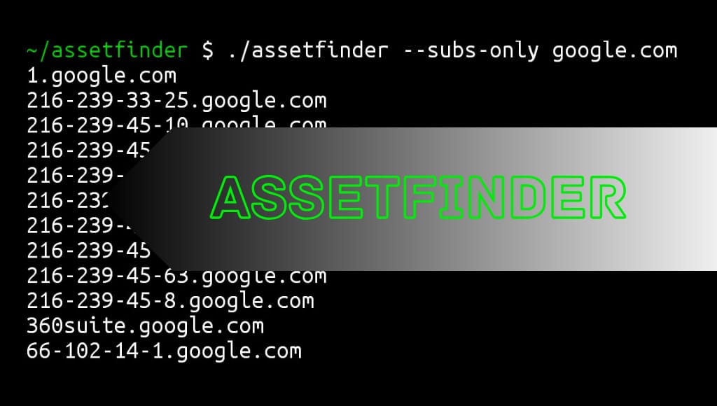 Assetfinder-in-termux-commands