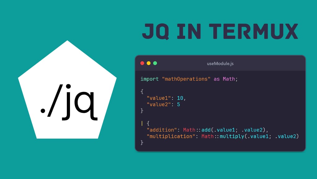 Jq in Termux installation and usage commands