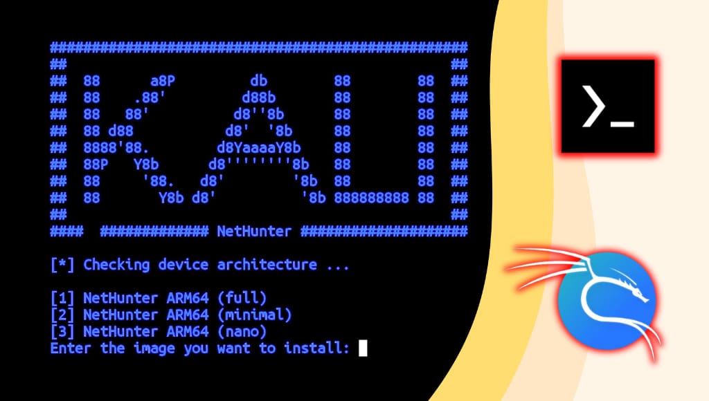 NetHunter installation and usage commands