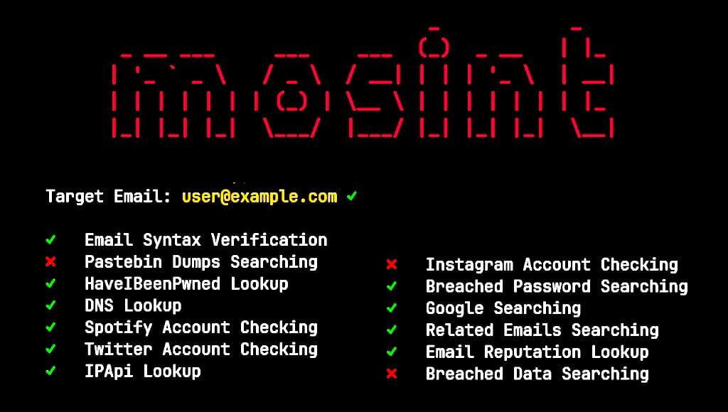 Mosint tool in Termux