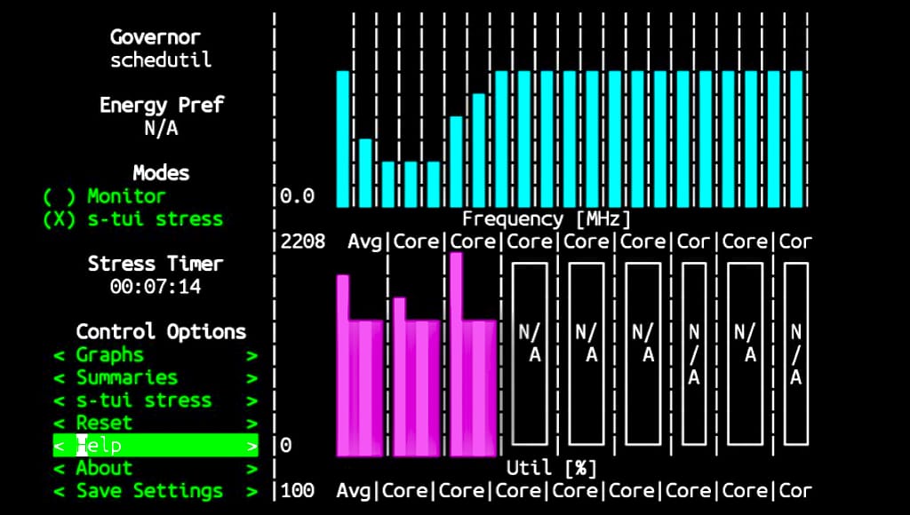 Monitor CPU Usage and Temperature