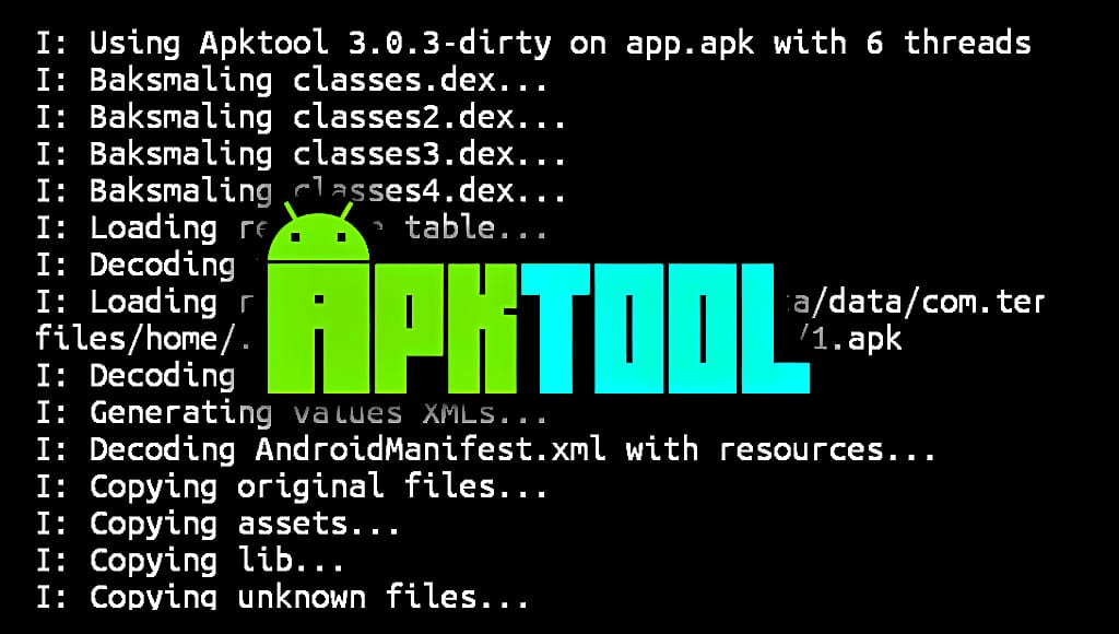 Apktool latest installation and usage commands